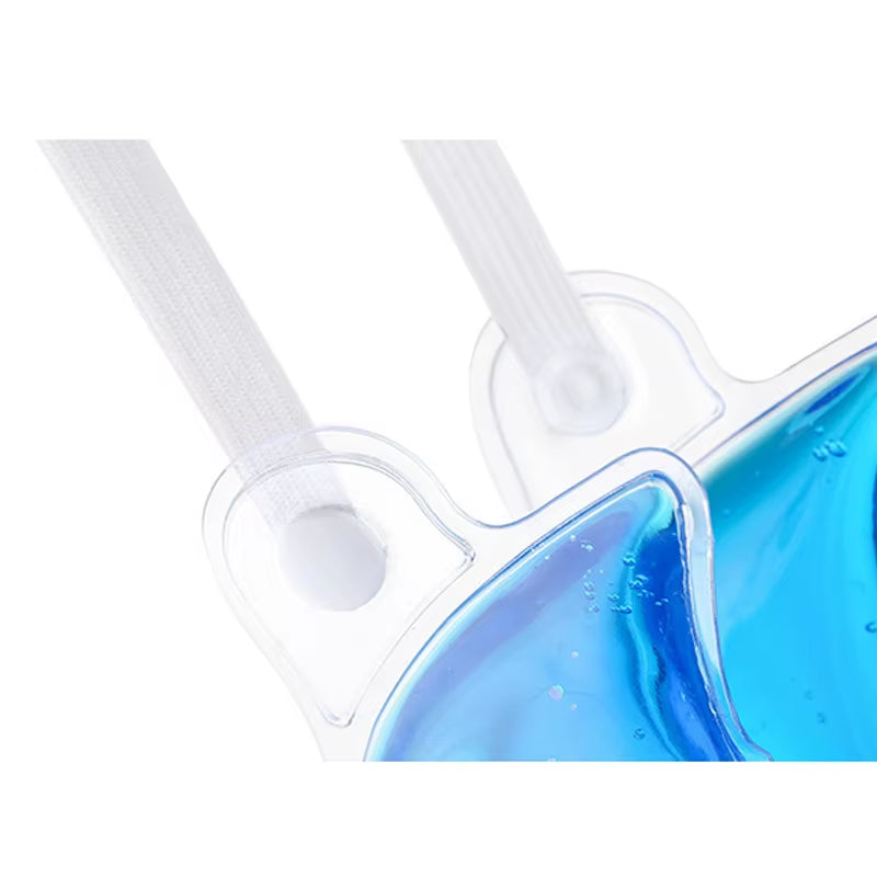 Gel Eye Mask Warm Hot Ice Cooling Relieve Eye Fatigue Eliminate Dark Circles Gel Eye Mask Ice Bag Reusable for Good Sleep