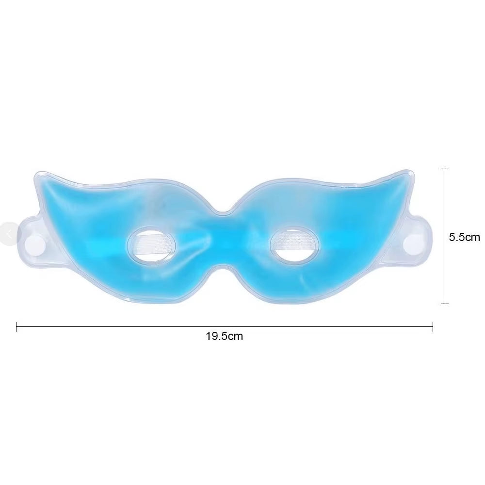 Gel Eye Mask Warm Hot Ice Cooling Relieve Eye Fatigue Eliminate Dark Circles Gel Eye Mask Ice Bag Reusable for Good Sleep