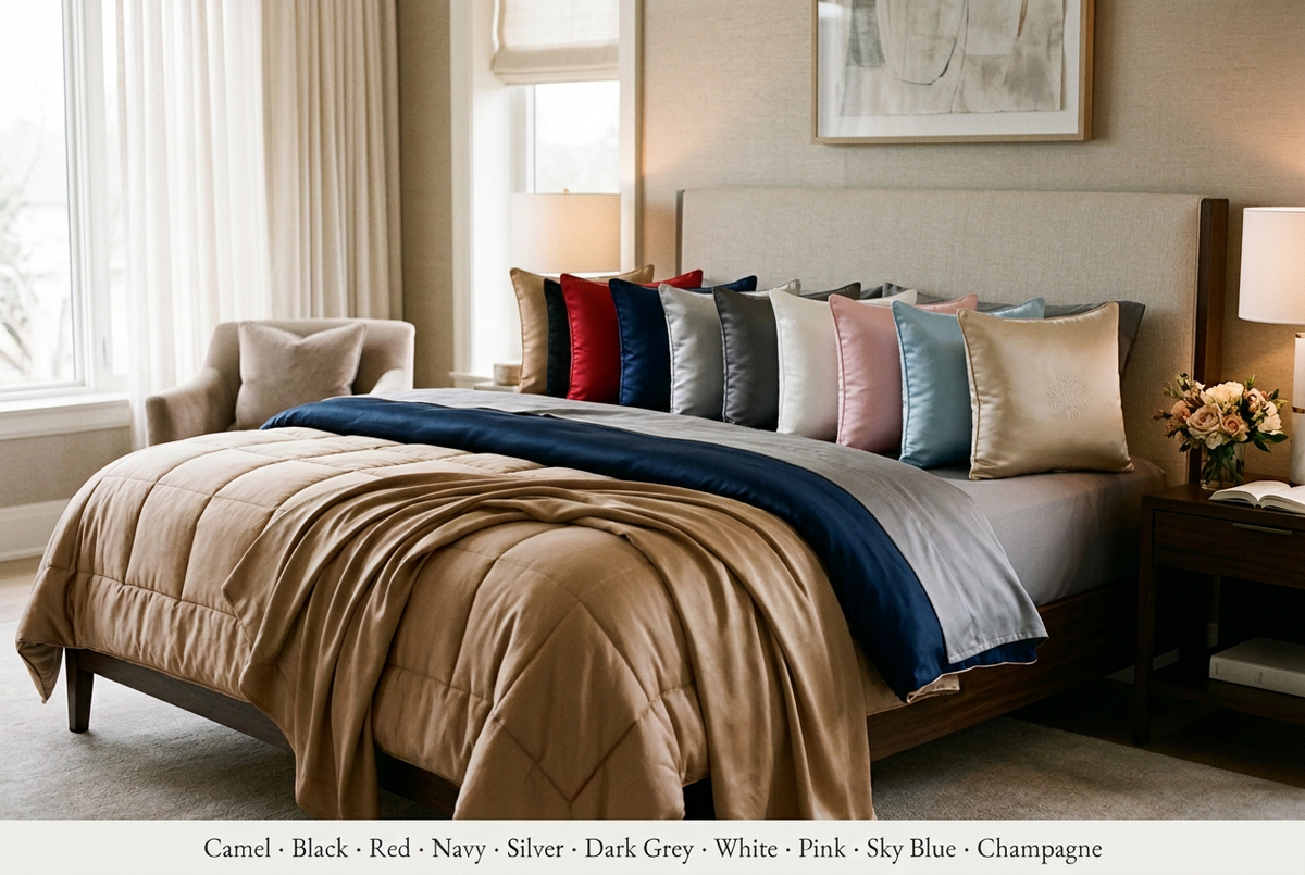 Charmeuse Satin Pillowcases, Set of 2
